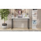 Письменный стол Ferrum-decor Скай 75x140x60 черный ДСП Белое 16мм (FRD-103631)