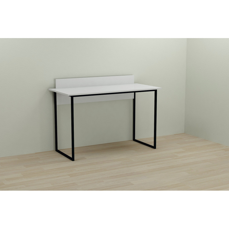 Письменный стол Ferrum-decor Скай 75x100x60 черный ДСП Белое 16мм (FRD-103611)