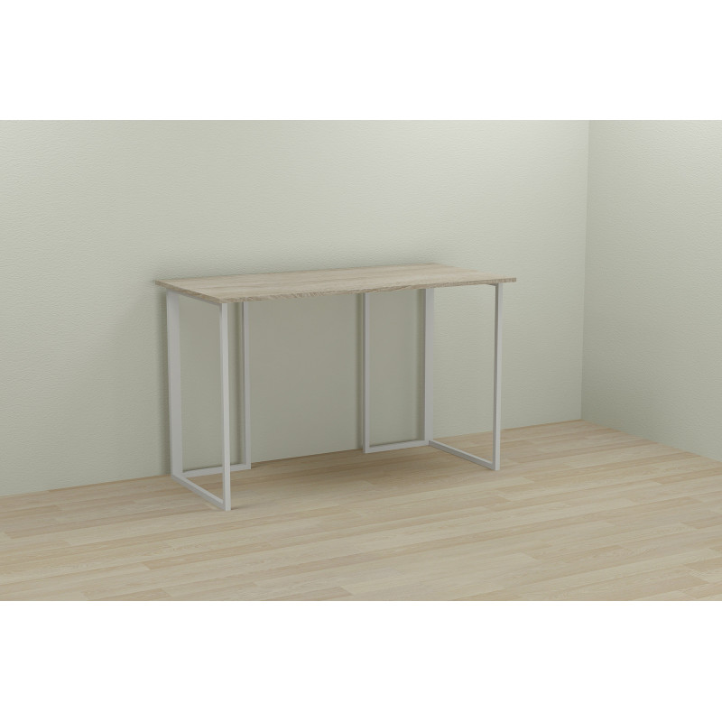 Письмовий стіл Ferrum-decor Ханна 75x100x60 білий ДСП Дуб Сонома 16мм (FRD-103991)