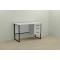 Письменный стол Ferrum-decor Гарри 75x120x70 черный ДСП Белое 16мм (FRD-103551)