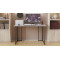 Письмовий стіл Ferrum-decor Ханна 75x140x60 чорний ДСП Біле 16мм (FRD-103491)