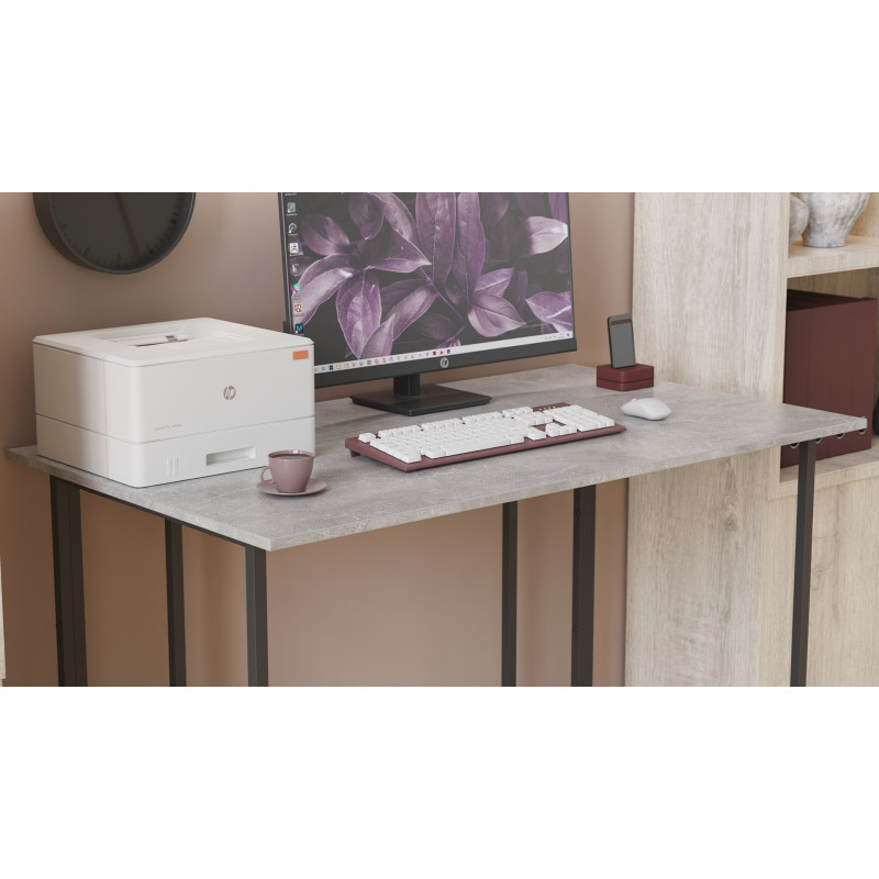 Письмовий стіл Ferrum-decor Ханна 75x140x60 чорний ДСП Біле 16мм (FRD-103491)