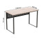 Стіл письмовий Майк Ferrum-decor 75x120x60 Білий метал ДСП Дуб Кремона Торро 32 мм (FRD-108343)