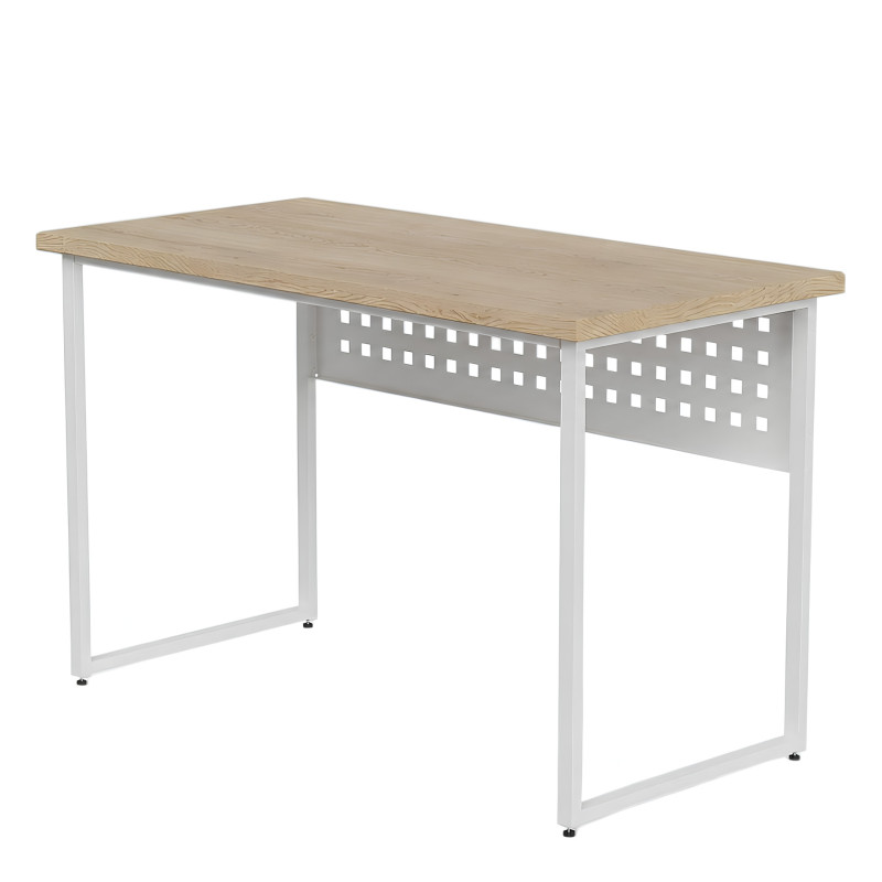 Стіл письмовий Майк Ferrum-decor 75x120x60 Білий метал ДСП Дуб Кремона Торро 32 мм (FRD-108343)