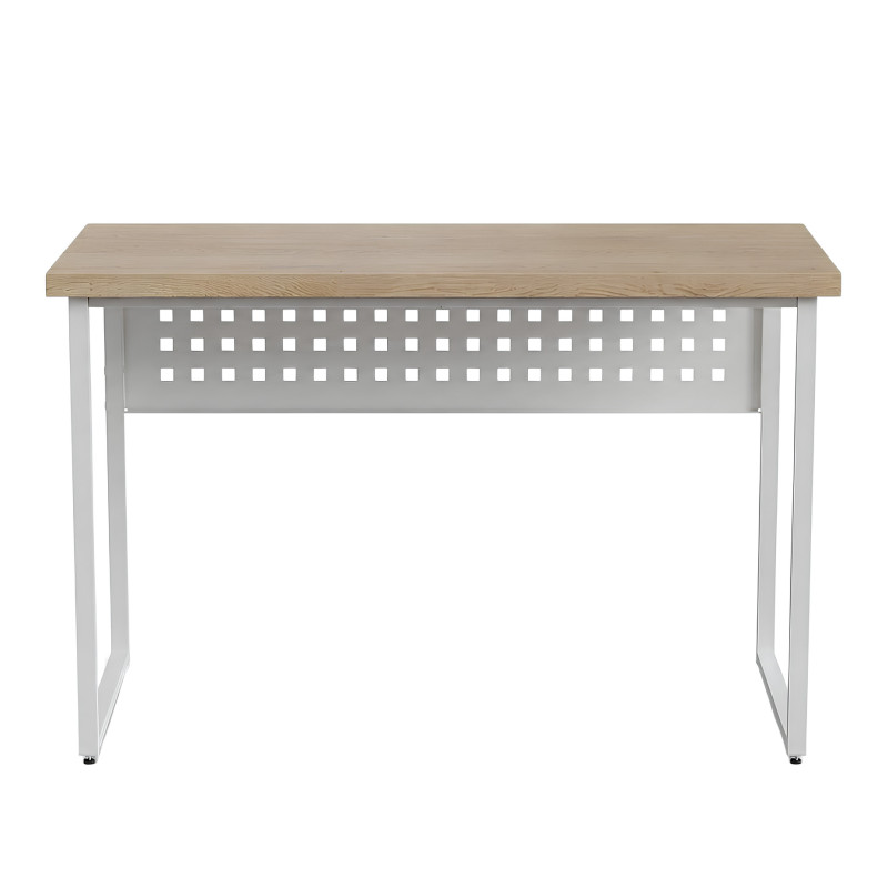 Стіл письмовий Майк Ferrum-decor 75x120x60 Білий метал ДСП Дуб Кремона Торро 32 мм (FRD-108343)