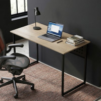 Стол письменный Майк Ferrum-decor 75x100x60 Черный металл ДСП Дуб Кремона Торро 16 мм (FRD-108333)