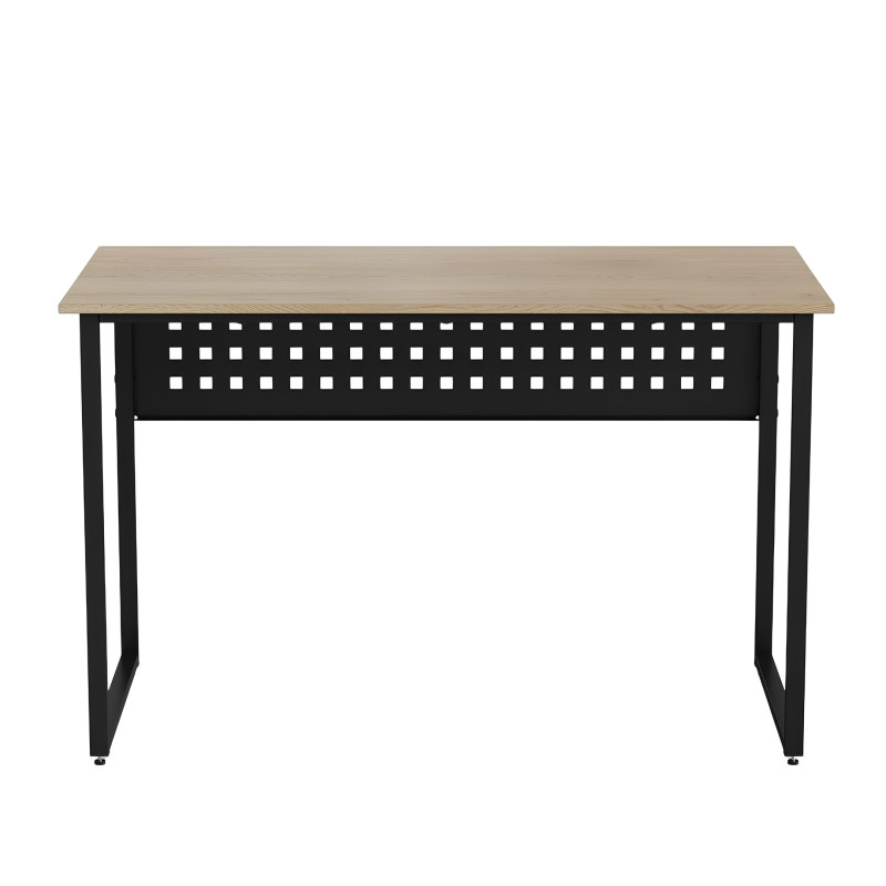 Стіл письмовий Майк Ferrum-decor 75x140x70 Чорний метал ДСП Дуб Кремона Торро 16 мм (FRD-108363)