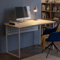 Стіл письмовий Майк Ferrum-decor 75x100x70 Сірий метал ДСП Дуб Кремона Торро 16 мм (FRD-108353)