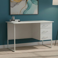 Письмовий стіл Ferrum-decor Гаррі 75x120x70 білий ДСП Біле 16мм (FRD-101001)