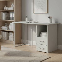 Письменный стол Ferrum-decor Отто 75x140x60 белый ДСП Белое 16мм (FRD-101031)