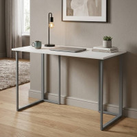 Письмовий стіл Ferrum-decor Ханна 75x100x70 сірий ДСП Біле 16мм (FRD-101421)
