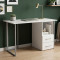Письмовий стіл Ferrum-decor Отто 75x120x60 сірий ДСП Біле 16мм (FRD-101491)
