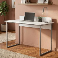 Письмовий стіл Ferrum-decor Скай 75x100x60 сірий ДСП Біле 16мм (FRD-101531)
