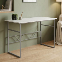 Письменный стол Ferrum-decor Раян 75x100x60 серый ДСП Белое 16мм (FRD-101591)