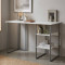 Письменный стол Ferrum-decor Кевин 75x100x60 серый ДСП Белое 16мм (FRD-101711)