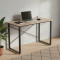 Комп'ютерний стіл Ferrum-decor Дейв 75x140x60 чорний ДСП Дуб Сан-Марино 32мм (FRD-101991)