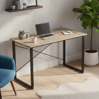 Компьютерный стол Ferrum-decor Дейв 75x120x70 черный ДСП Дуб Сан-Марино 32мм (FRD-102011)