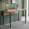 Комп'ютерний стіл Ferrum-decor Курт 75x140x60 чорний ДСП Дуб Сан-Марино 16мм (FRD-102031)