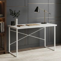 Письмовий стіл Ferrum-decor Дейв 76x100x60 білий ДСП Біле 32мм (FRD-102141)
