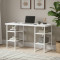 Письмовий стіл Ferrum-decor Карен 76x140x60 білий ДСП Біле 32мм (FRD-102271)
