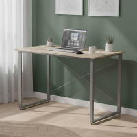 Компьютерный стол Ferrum-decor Дейв 75x100x60 серый ДСП Дуб Сан-Марино 16мм (FRD-102361)