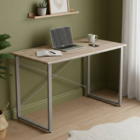 Компьютерный стол Ferrum-decor Дейв 75x140x70 серый ДСП Дуб Сан-Марино 16мм (FRD-102411)