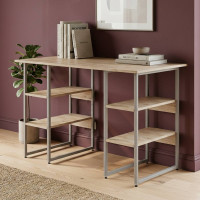 Комп'ютерний стіл Ferrum-decor Карен 75x120x70 сірий ДСП Дуб Сан-Марино 16мм (FRD-102441)
