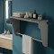 Полка настенная Ferrum-decor Свит 300x700x150 металл Серый ДСП Бетон 16 мм (FRD-102841)
