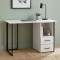 Письмовий стіл Ferrum-decor Отто 75x140x70 чорний ДСП Біле 16мм (FRD-103601)
