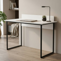 Письмовий стіл Ferrum-decor Скай 75x120x70 чорний ДСП Біле 16мм (FRD-103651)