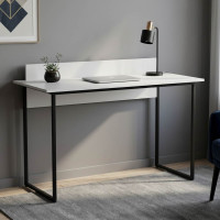 Письмовий стіл Ferrum-decor Скай 75x140x70 чорний ДСП Біле 16мм (FRD-103661)