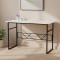 Письменный стол Ferrum-decor Раян 75x100x60 черный ДСП Белое 16мм (FRD-103671)
