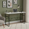 Письмовий стіл Ferrum-decor Раян 75x120x70 чорний ДСП Біле 16мм (FRD-103711)