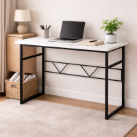 Письменный стол Ferrum-decor Раян 75x140x70 черный ДСП Белое 16мм (FRD-103721)