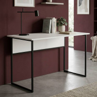 Письмовий стіл Ferrum-decor Коді 75x140x70 чорний ДСП Біле 16мм (FRD-103781)