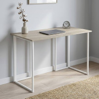 Письмовий стіл Ferrum-decor Ханна 75x140x60 білий ДСП Дуб Сонома 16мм (FRD-104011)