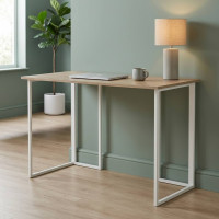 Письмовий стіл Ferrum-decor Ханна 75x120x70 білий ДСП Дуб Сонома 16мм (FRD-104031)