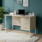 Письмовий стіл Ferrum-decor Гаррі 75x120x60 білий ДСП Дуб Сонома 16мм (FRD-104051)