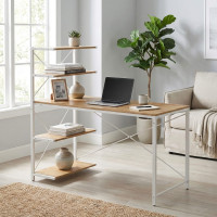 Компьютерный стол Ferrum-decor Джек 75x120x60 Белый ДСП Артизан (FRD-104391)