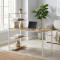 Комп'ютерний стіл Ferrum-decor Джек 75x120x60 Білий ДСП Артизан (FRD-104391)