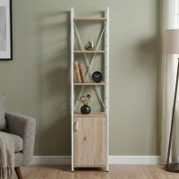 Етажерка 4/34 Ferrum-decor Серії Конект із тумбою 179x34x28 Білий ДСП Сан-Марино (FRD-104471)