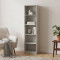 Пенал Анжело Ferrum-decor на 5 полок 1900x500x380 ДСП Бетон 16 мм (FRD-104941)