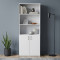 Шкаф Анжело Ferrum-decor на 5 полок с 2 дверями 1900x800x380 ДСП Белое 16 мм (FRD-105061)