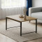 Стіл журнальний приставний Террі Комбо Ferrum-decor 345x662x440 Чорний метал ДСП Дуб Артизан 16 мм (FRD-105141)