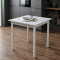 Стол кухонный Ferrum-decor Агата 75x70x70 Белый ДСП Белое 16мм (FRD-106239)