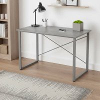 Стіл письмовий Дейв Ferrum-decor 750x1000x600 Сірий метал ДСП Бетон 32 мм (FRD-106439)