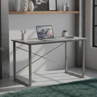 Стіл письмовий Дейв Ferrum-decor 750x1400x700 Сірий метал ДСП Бетон 32 мм (FRD-106469)