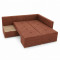 Диван ортопедичний поворотний Мекко Mercury 3000*2150 Gold IV категорія Bestseller Terracotta (MEK-161105)