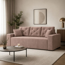 Ортопедичний диван Мекко Bono 2600*960 Gold II категорія Allure Premium Rose Beige (MEK-161416)