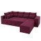 Кутовий ортопедичний диван Мекко Chester II 3400х1800 + пуф 1340х680 Bonel Standart Hard Plus тканина Bagama 23 (MEK-161696)